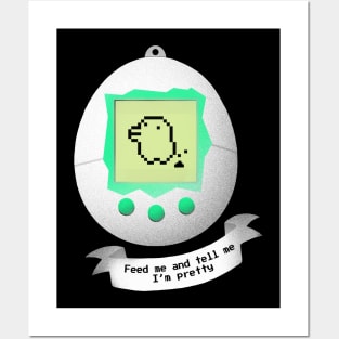 Feed me Tamagotchi - Virtual Pet - Cute Creature Posters and Art